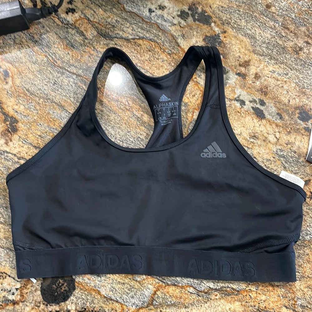 Adidas Black Bra